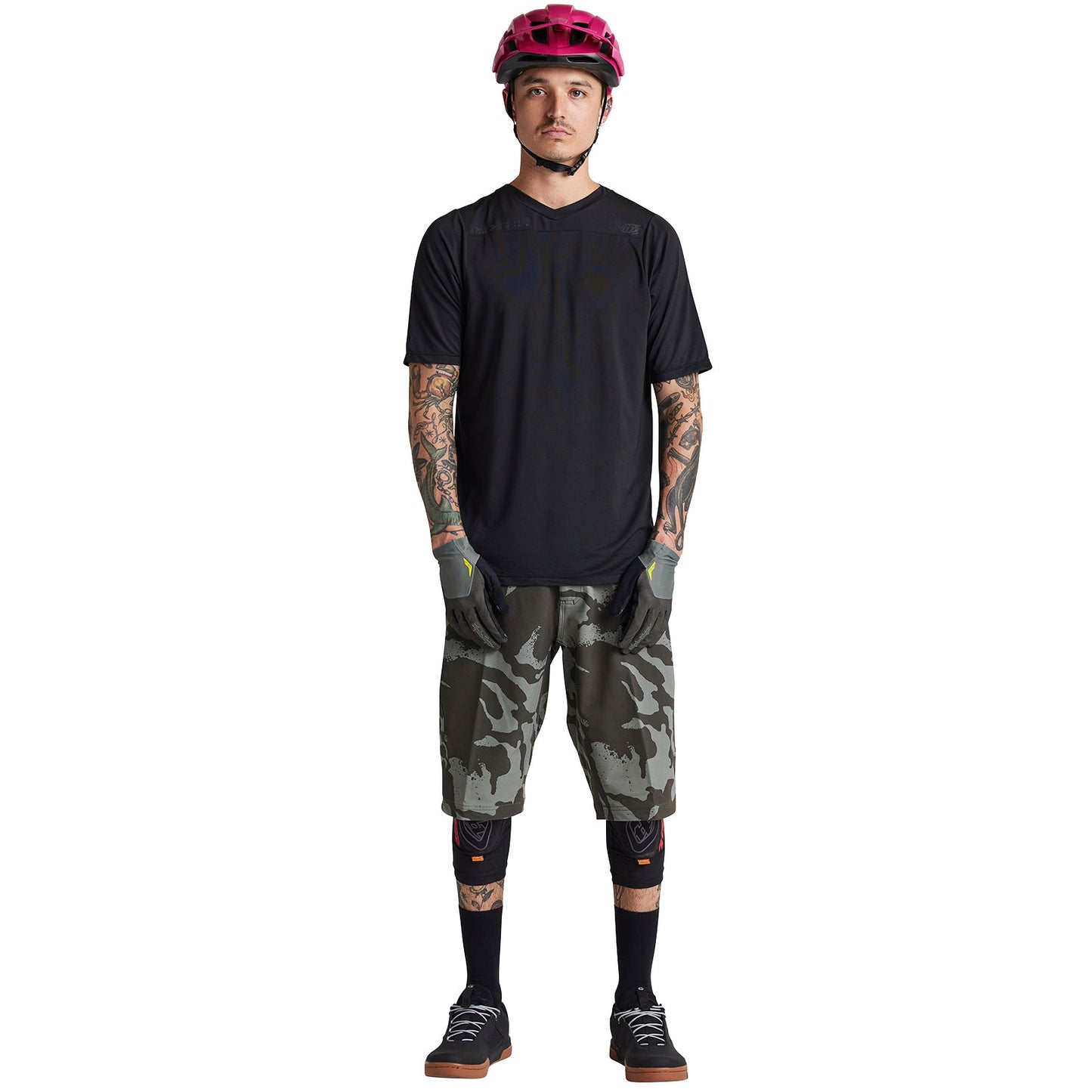 Skyline Short Sleeve  Jersey Mono Black