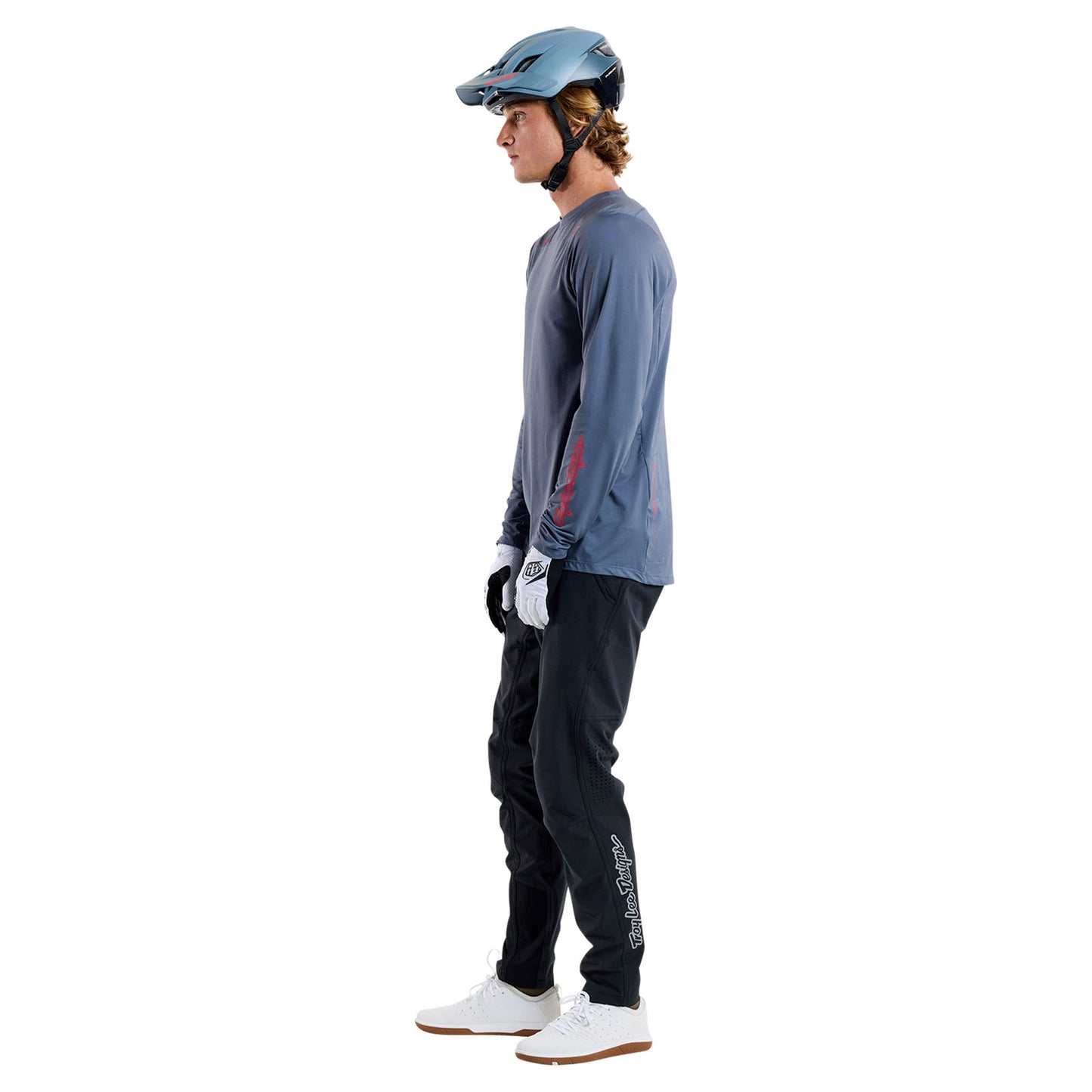 Skyline Long Sleeve Jersey Mono Steel Blue